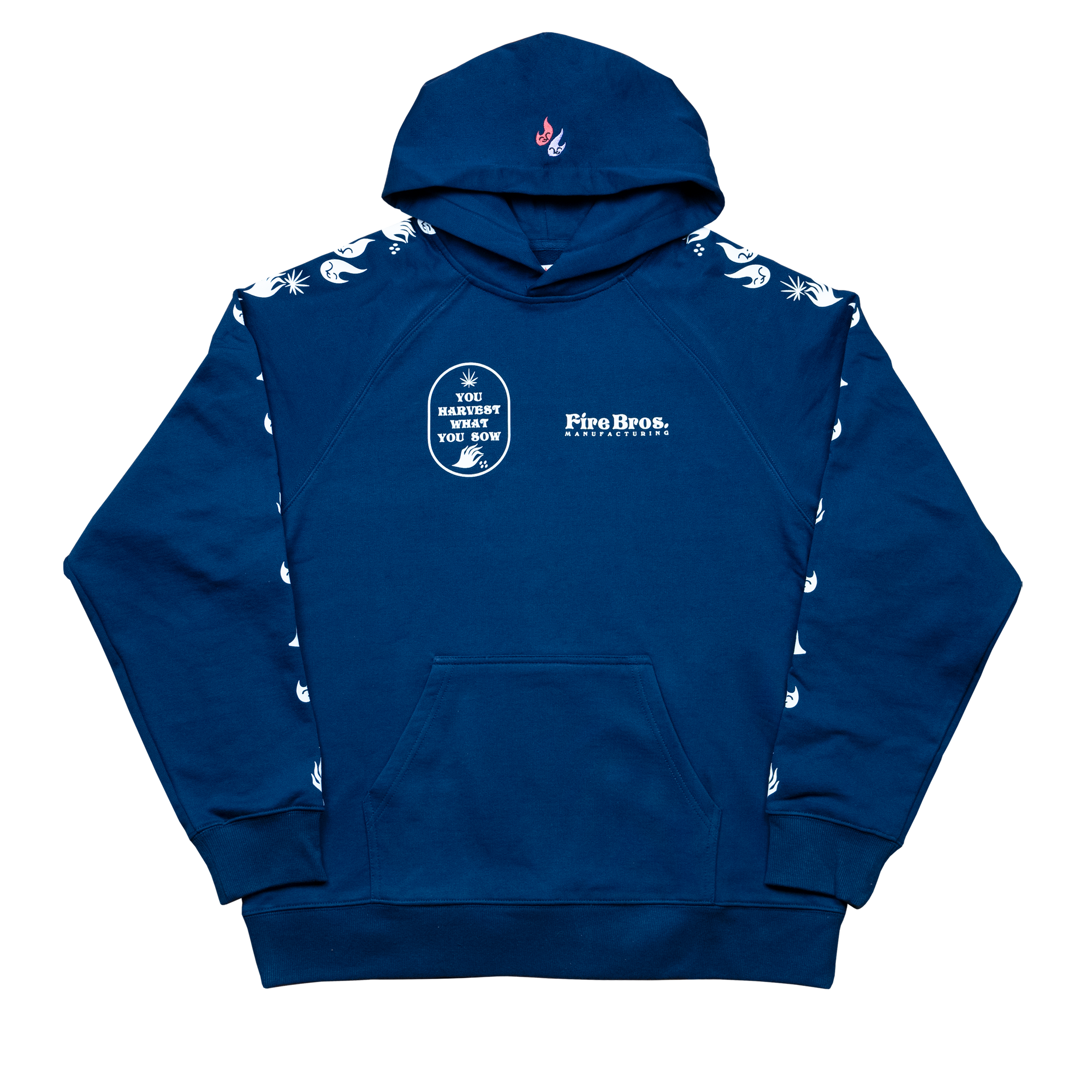 Sleeves Hoodie Indigo