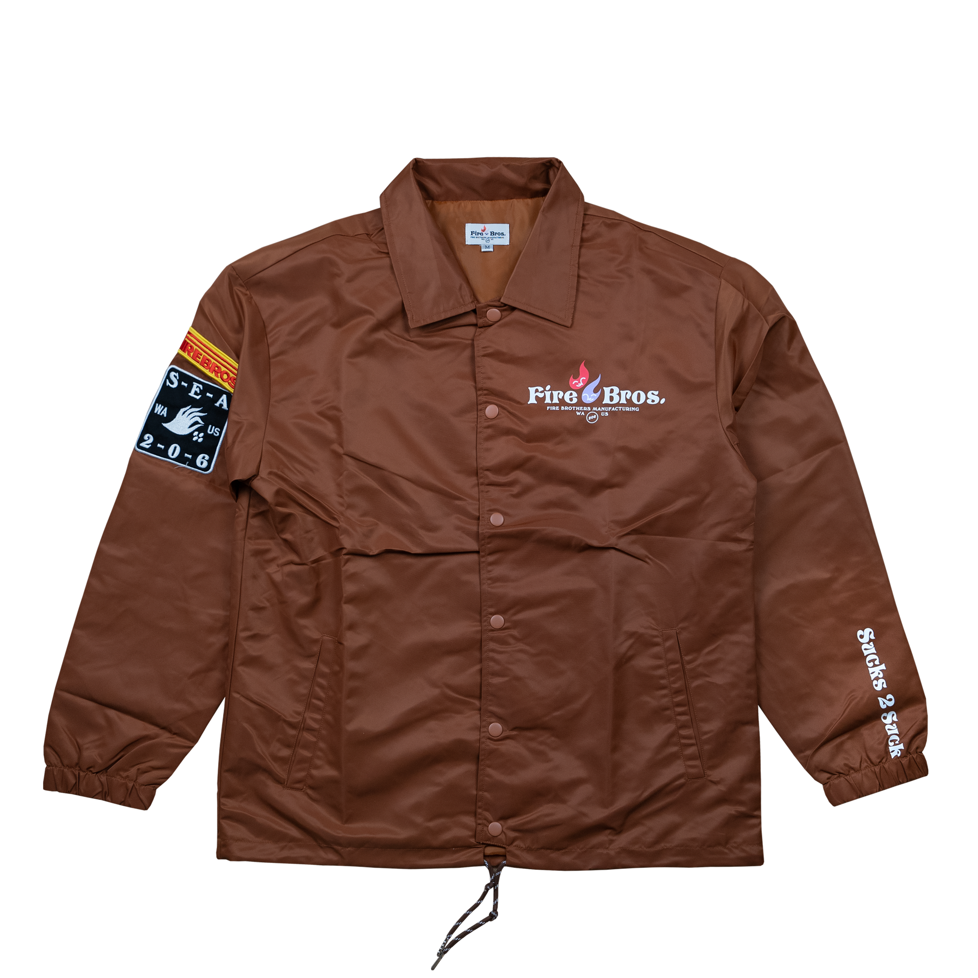 Winners Circle Coaches Jacket Copper