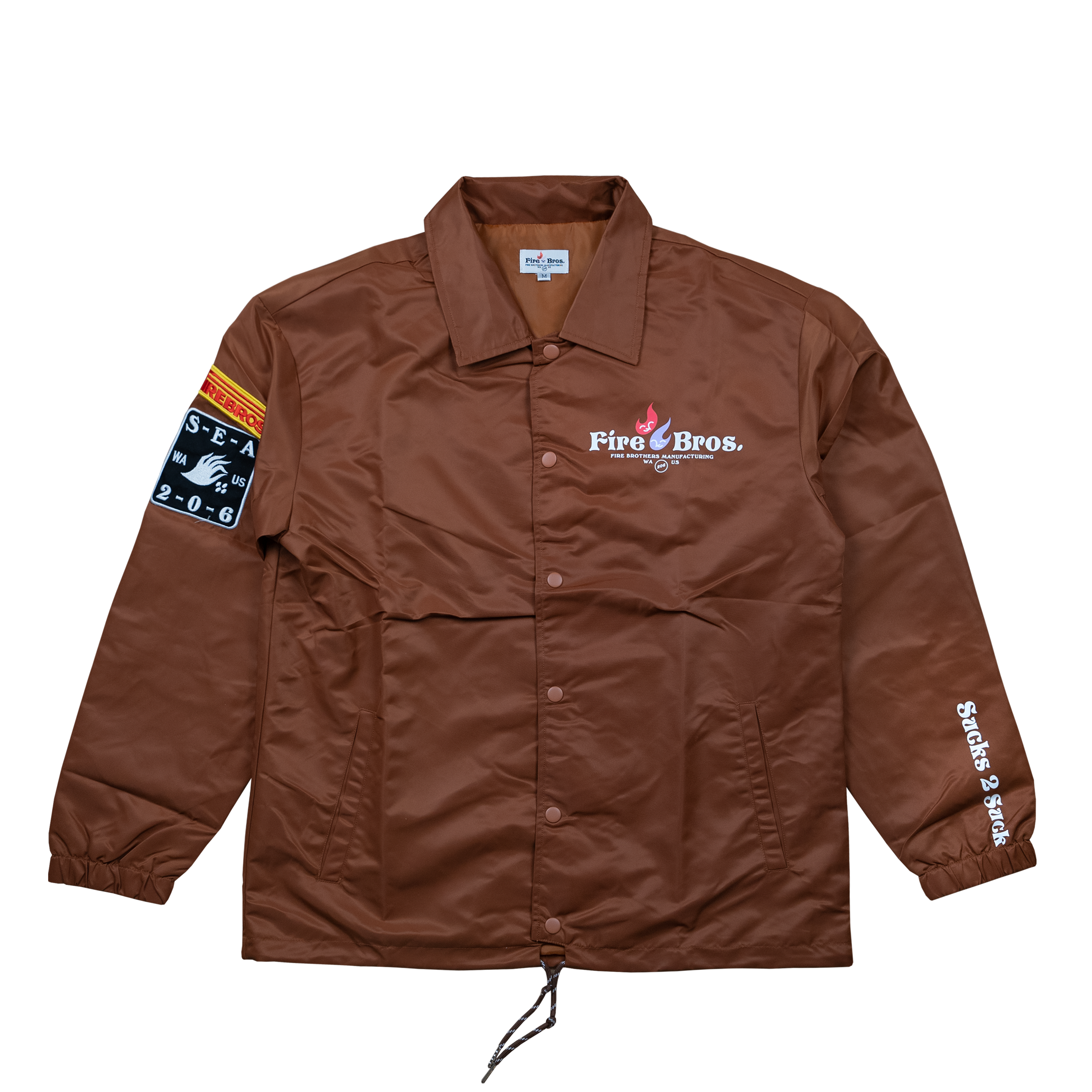 Winners Circle Coaches Jacket Copper