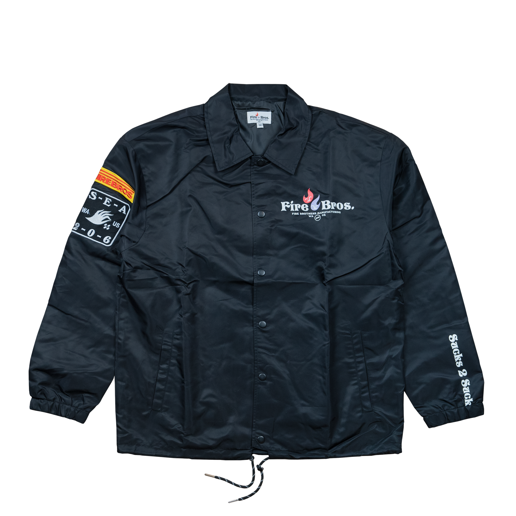 Winners Circle Coaches Jacket Black