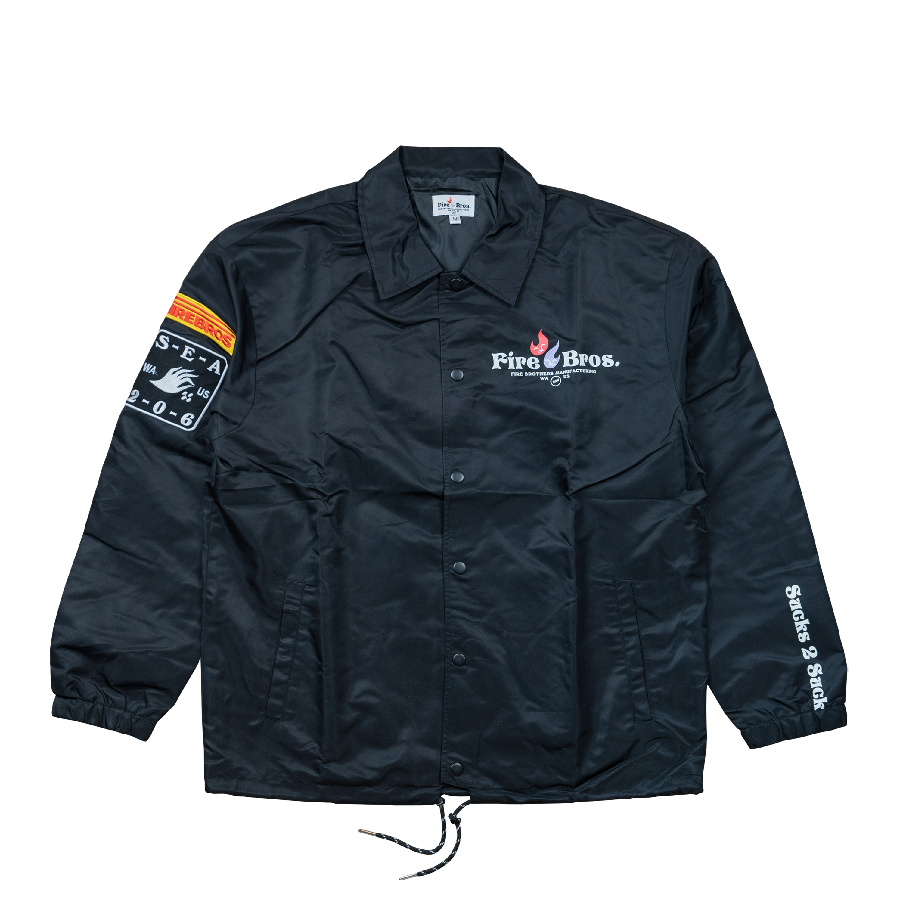 Winners Circle Coaches Jacket Black