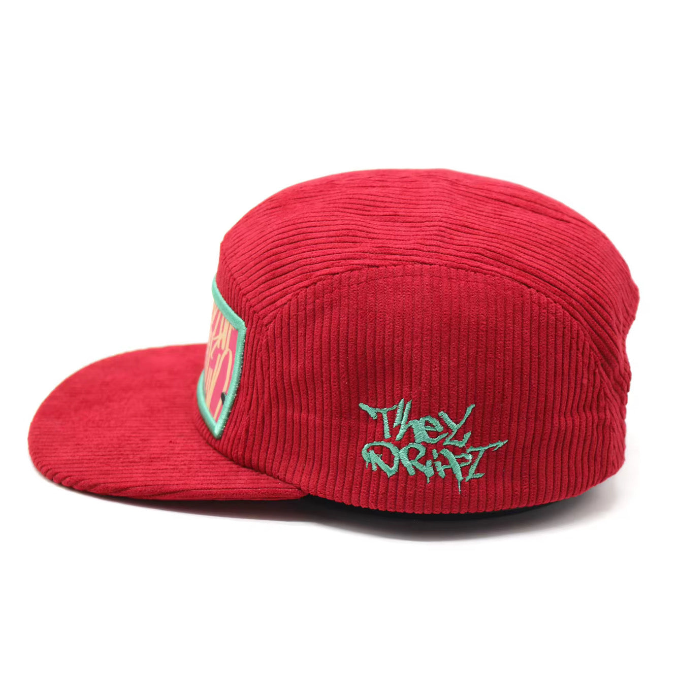 They Drift 5 Panel Cranberry