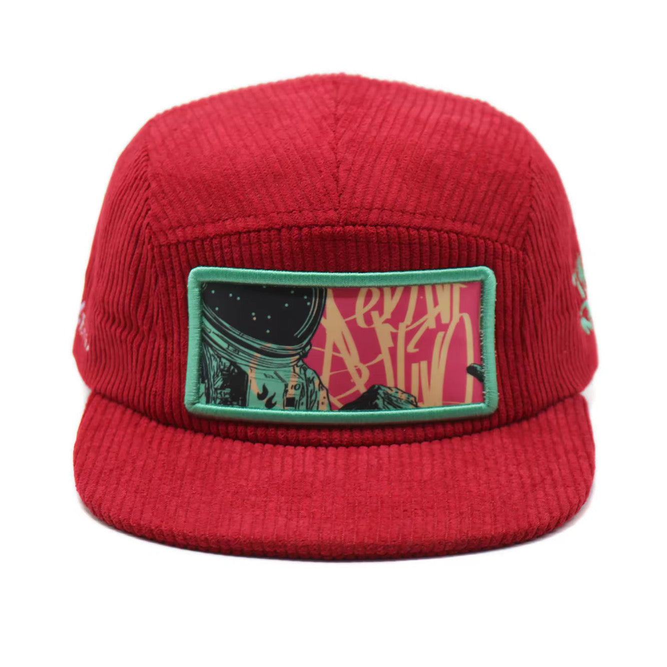 They Drift 5 Panel Cranberry