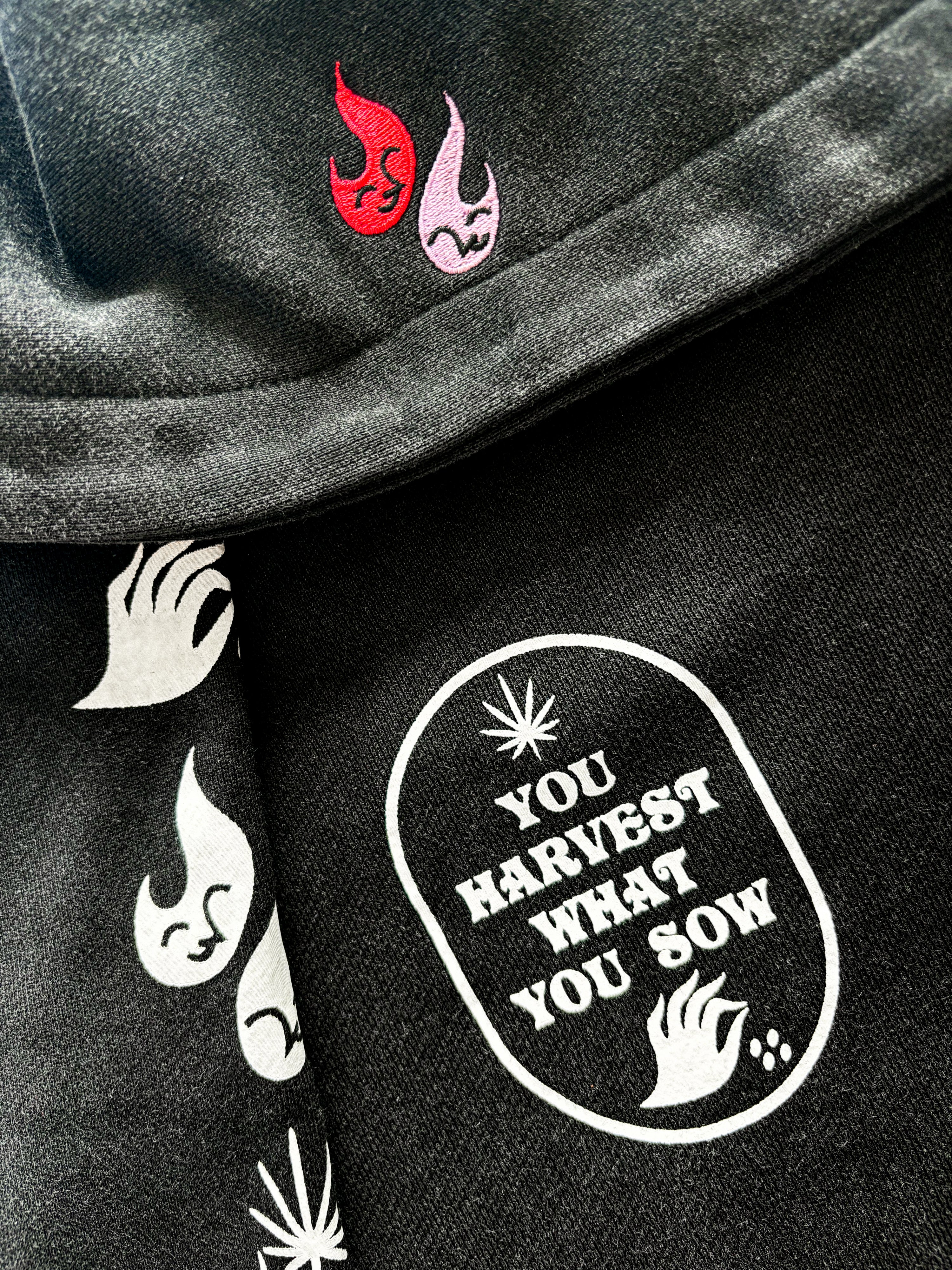 Sleeves Hoodie Black