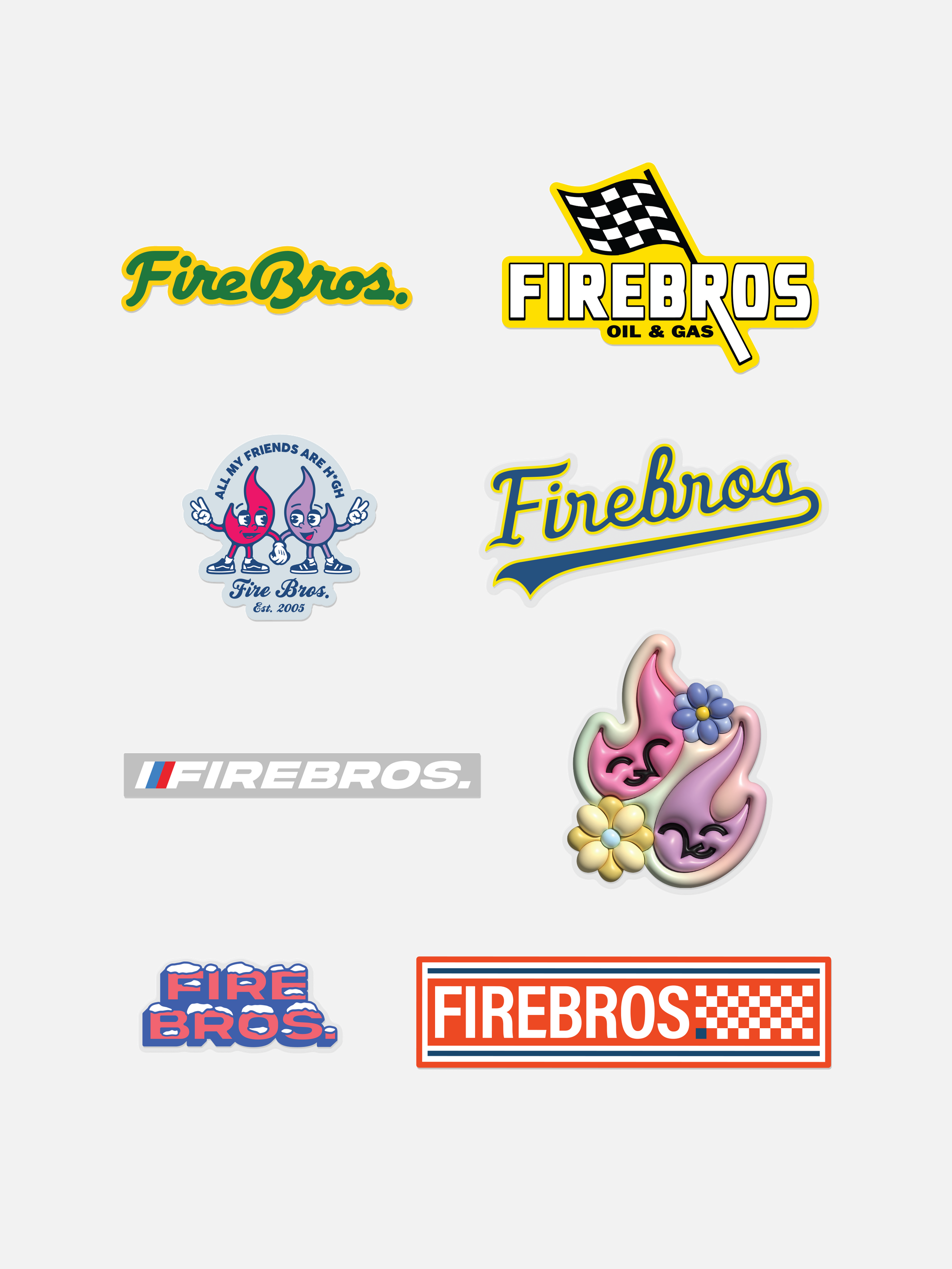 Blaze On Sticker Pack