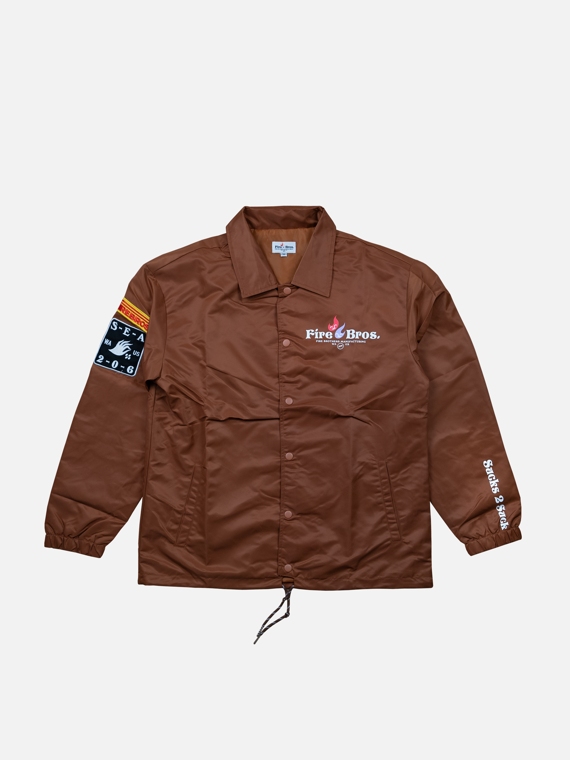 Winners Circle Coaches Jacket Copper